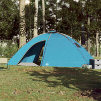 Tent 8-persoons waterdicht blauw 3