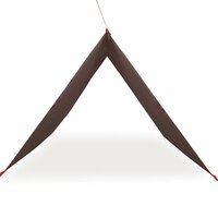 Kampeerluifel waterdicht 366x306 cm bruin 4