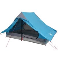 Tent 2-persoons waterdicht blauw 7
