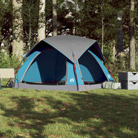 Tent 4-persoons waterdicht blauw 4