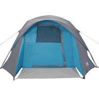 Tent 4-persoons waterdicht blauw 6