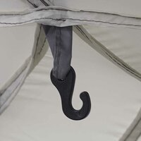 Zwembadtent met uitneembare buiten- gaaswanden 618x532 cm grijs 9