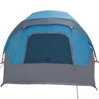Tent 4-persoons waterdicht blauw 8