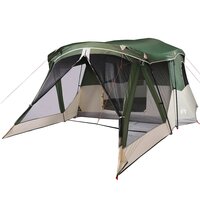 Tent met luifel 4-persoons waterdicht groen 4