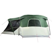 Tent met luifel 4-persoons waterdicht groen 8