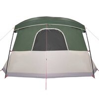 Tent met luifel 4-persoons waterdicht groen 9