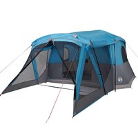 Tent met luifel 4-persoons waterdicht blauw 4