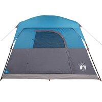 Tent 4-persoons waterdicht blauw 6