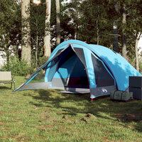 Tent 4-persoons waterdicht blauw 4