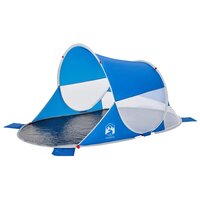 Strandtent pop-up waterdicht azuurblauw 2