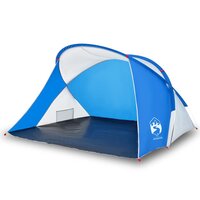 Strandtent 2-persoons pop-up waterdicht azuurblauw 4