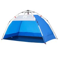 Strandtent 2-persoons waterdicht snelontgrendeling azuurblauw 4