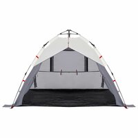 Strandtent 3-persoons waterdicht snelontgrendeling grijs 6