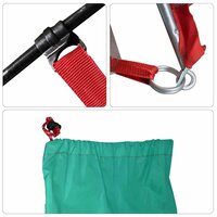 Strandtent 274x178x170/148 cm 185T polyester zeegroen 8