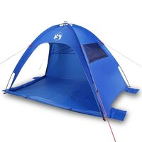 Strandtent waterdicht azuurblauw 2