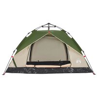 Koepeltent 3-persoons snelontgrendeling groen 7