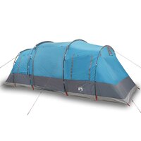 Tunneltent 6-persoons waterdicht blauw 2