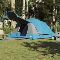 Tunneltent voor gezin 8-persoons waterdicht blauw 4