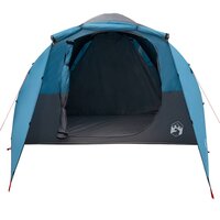 Tunneltent 6-persoons waterdicht blauw 5