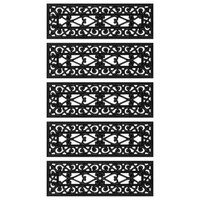 Trapmatten 5 st 25x75 cm rubber 3