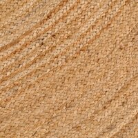 Tapijt rond 210 cm gevlochten jute 4