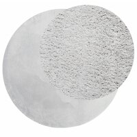 Vloerkleed HUARTE laagpolig zacht wasbaar &Oslash; 80 cm grijs 3