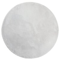 Vloerkleed HUARTE laagpolig zacht wasbaar &Oslash; 100 cm grijs 2