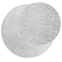 Vloerkleed HUARTE laagpolig zacht wasbaar &Oslash; 120 cm grijs 3