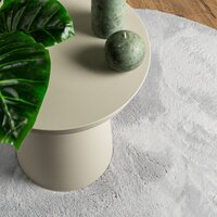 Vloerkleed HUARTE laagpolig zacht wasbaar &Oslash; 120 cm grijs 7