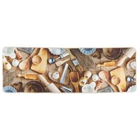 Keukenmat wasbaar anti-slip 60x180 cm meerkleurig 2