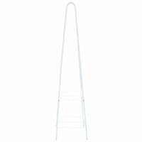 Kledingrek 59x35x150 cm wit 3