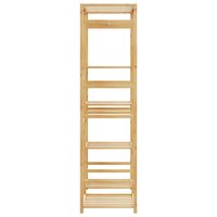 Kledingrek met schappen 100x50x184,5 cm bamboe 4