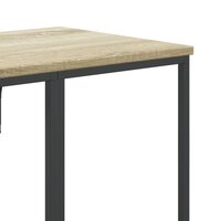 Kledingrek met schappen bewerkt hout sonoma eikenkleurig 7