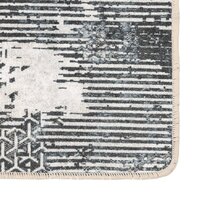 Vloerkleed wasbaar anti-slip 80x150 cm meerkleurig 3