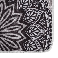 Vloerkleed wasbaar anti-slip 120x180 cm meerkleurig 2