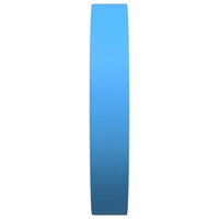 Wandklok &Oslash;25,5 cm polystyreen en glas blauw 4