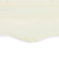 Vervangingsdoek voor luifel 4x3,5 m cr&egrave;mekleurig 5