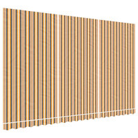 Vervangingsdoek voor luifel gestreept 5x3 m meerkleurig 2