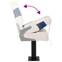 2-delige Bootstoelenset met hoge rugleuning inklapbaar 8