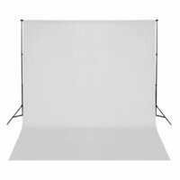 Fotostudioset met lampen, paraplu&amp;apos;s, achtergrond en reflector 4