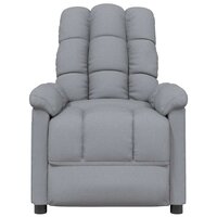 Massagestoel stof lichtgrijs 3