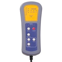 Massagestoel stof lichtgrijs 9