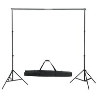 Fotostudioset met verlichtingsset, achtergrond en reflector 3