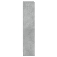 Boekenkast met 3 schappen 40x24x109 cm bewerkt hout betongrijs 5