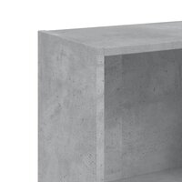 Boekenkast met 3 schappen 40x24x109 cm bewerkt hout betongrijs 7