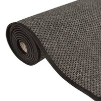 Tapijtloper 50x300 cm sisal-look antracietkleurig 5