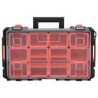 Flightcase draagbaar 55,5x34,5x13,5 cm PP zwart 2