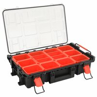 Flightcase draagbaar 55,5x34,5x13,5 cm PP zwart 3