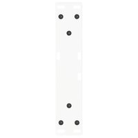 Eettafelpoten 2 st V-vormig 40x(30-31,3) cm staal wit 7