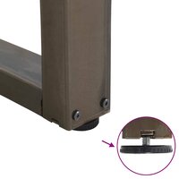 Eettafelpoten 2 st V-vormig 28x(42-43,3) cm staal naturel 9